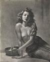 MORTENSEN, WILLIAM (1897-1965) Portfolio entitled ""Compositions,"" with 7 kitschy studies of the female form.
